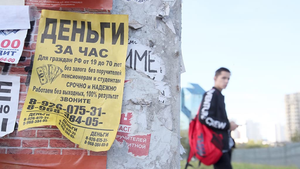 Rossiyada qarzni qaytarmaslik ko‘paymoqda