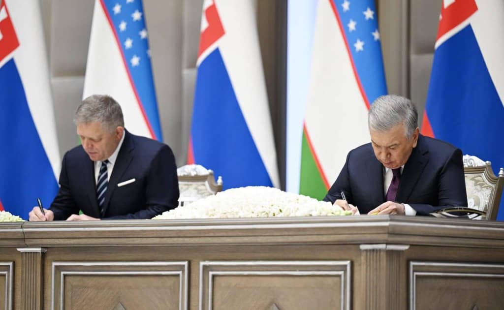 O‘zbekiston va Slovakiya strategik sheriklik munosabatlarini yo‘lga qo‘ydi