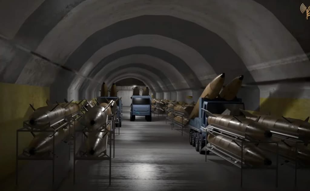 Isroil Eron g‘arbidagi yerosti «raketalar shahri»ga zarba berdi