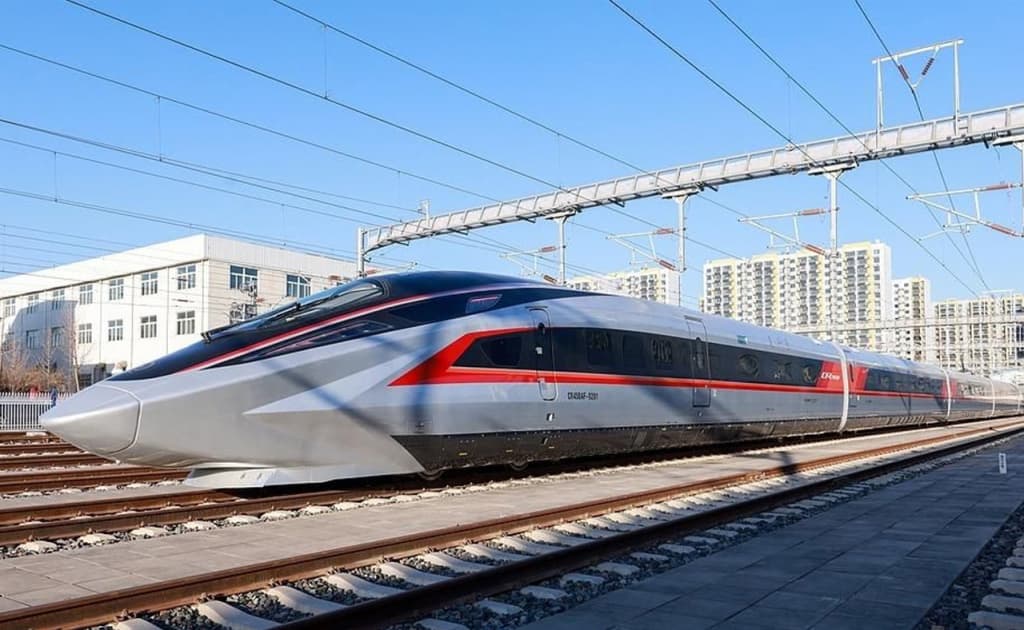 Xitoy dunyodagi eng tez yuradigan poyezdni sinovdan o‘tkazmoqda