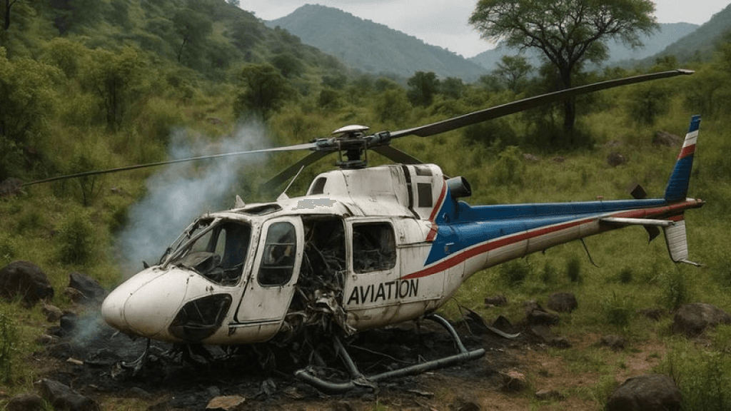 Hindistonda xususiy vertolyot quladi, 7 kishi halok bo‘ldi