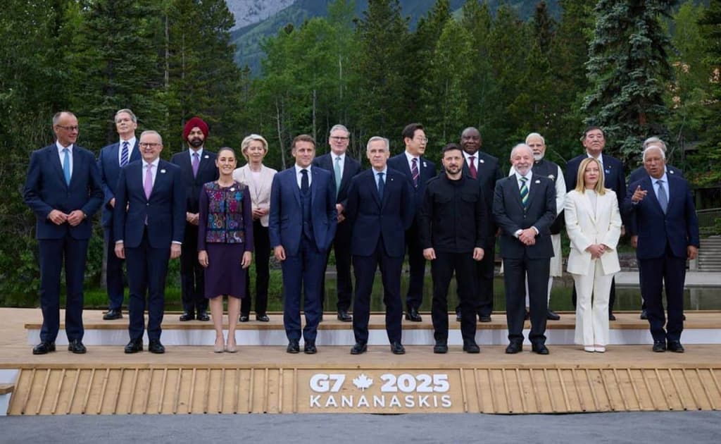 G7 sammiti Ukraina bo‘yicha bayonotsiz yakunlandi — Zelenskiy va Tramp uchrashuvni erta tark etdi