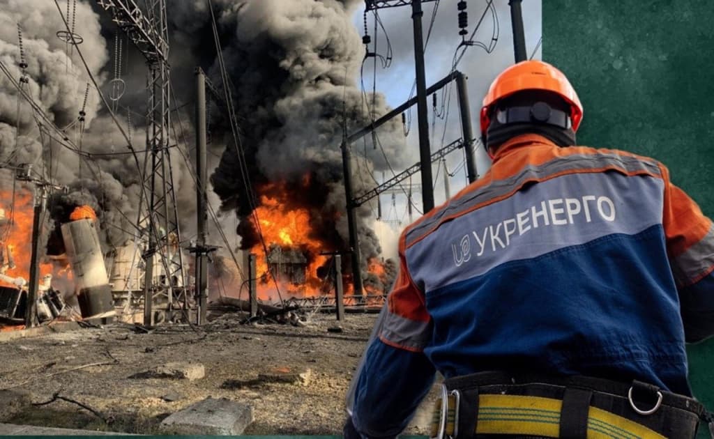 Rossiya Ukraina energetika tizimiga zarbalarni qayta boshladi