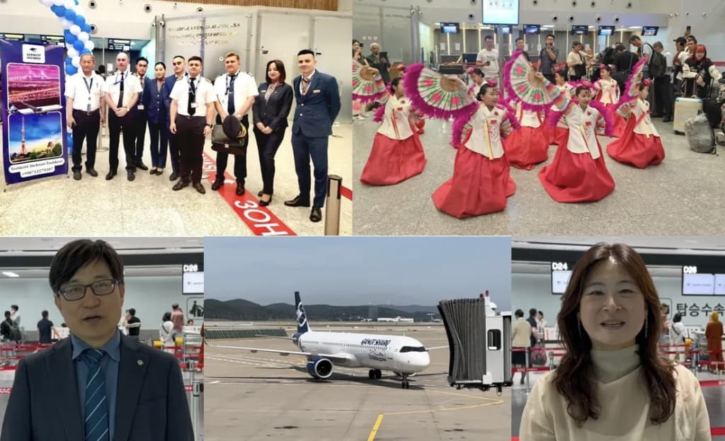 Toshkent–Pusan yo‘nalishida muntazam aviaqatnovlar boshlandi