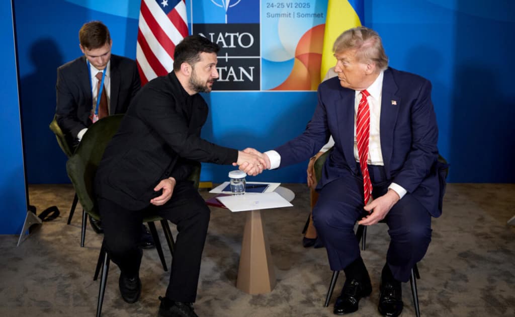 Kostyum kiygan Zelenskiy Tramp bilan uchrashdi va ikki muhim taklif bilan chiqdi