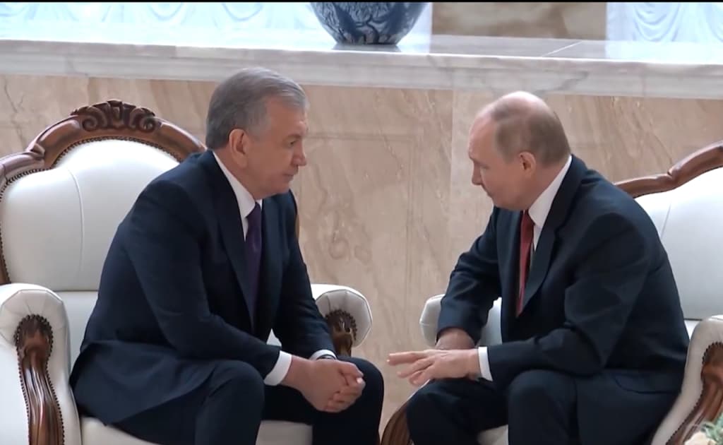Putin Mirziyoyev bilan yopiq eshiklar ortida uchrashdi