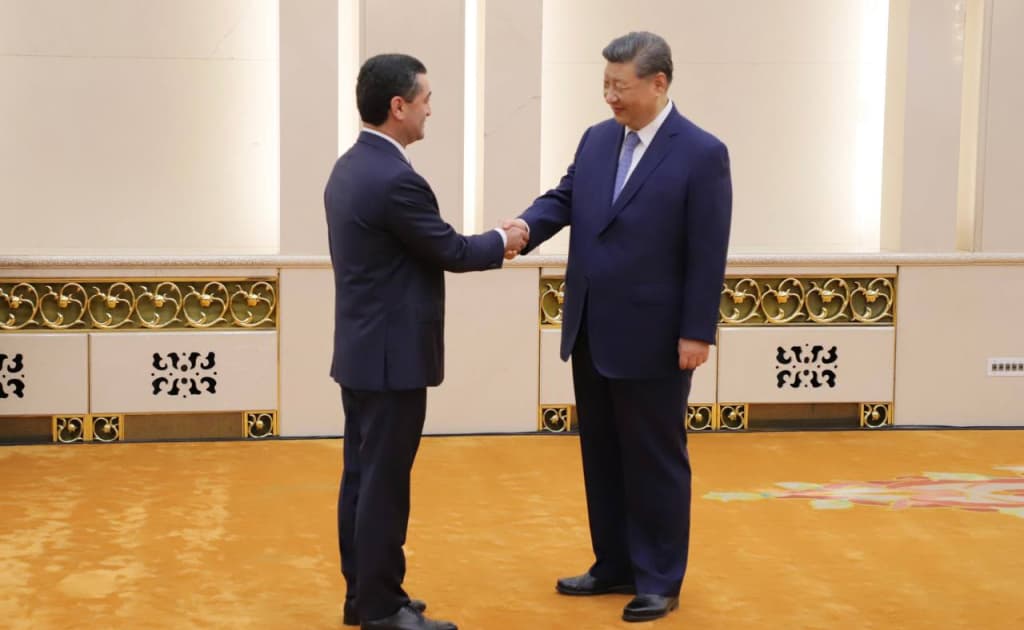 «Shavkat Mirziyoyevdan salom»: Baxtiyor Saidov Pekinda Si Jinping bilan uchrashdi