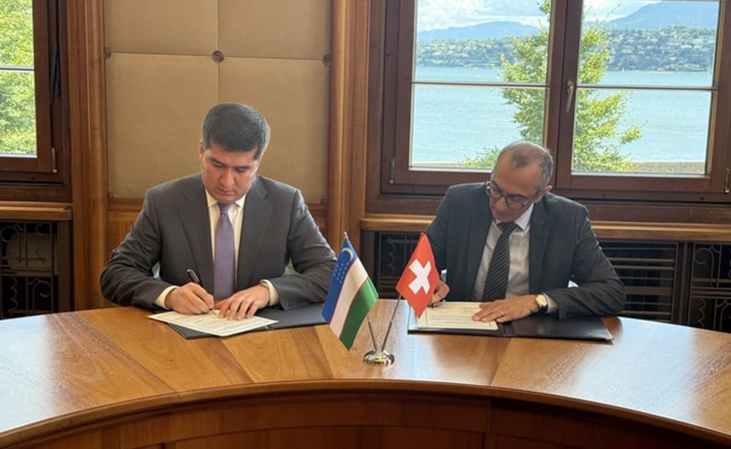 O‘zbekiston Jenevada Shveysariya bilan JST bo‘yicha muzokaralarni yakunladi