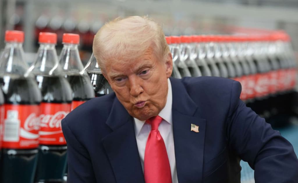 «Amerikani yana sog‘lom qilamiz» — Tramp Coca Cola tarkibini o‘zgartirishga da’vat qildi