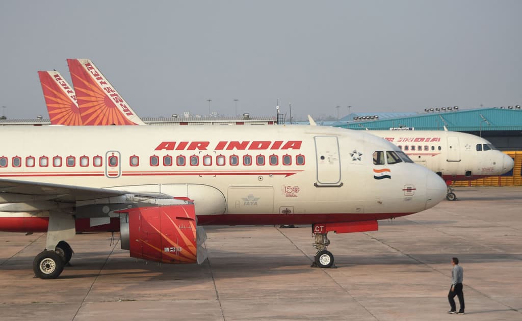 Air India'ning yana bir samolyoti yonib ketdi