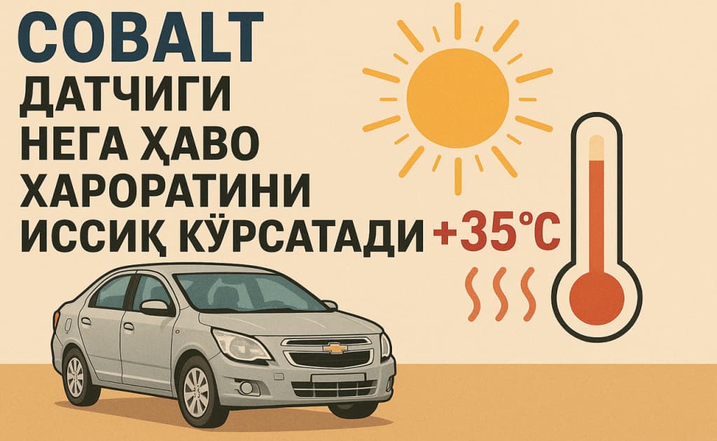 Cobalt datchigi nega havo haroratini issiq ko‘rsatadi