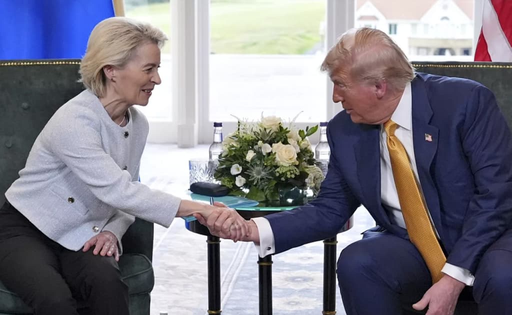 Трамп Европа Иттифоқи билан 1,3 трлн долларлик савдо келишувини эълон қилди