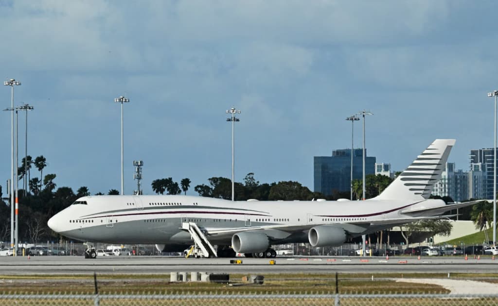 Qatar Trampga hadya qilgan samolyot haqiqiy «uchar saroy»ga aylantiriladi