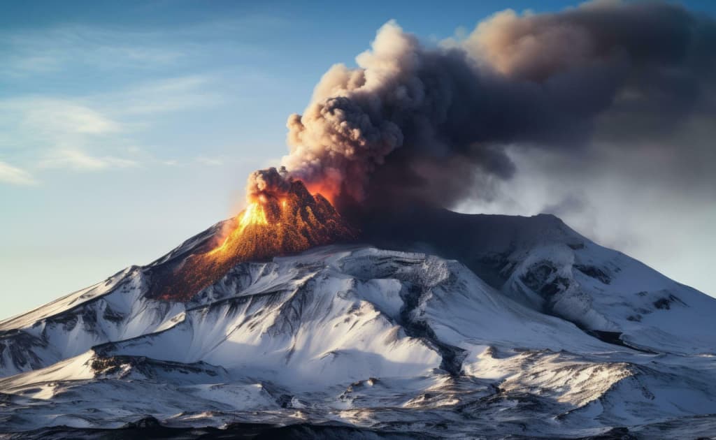Kamchatkada 300 yildan beri ilk bor 7 ta vulqon bir vaqtda faollashdi