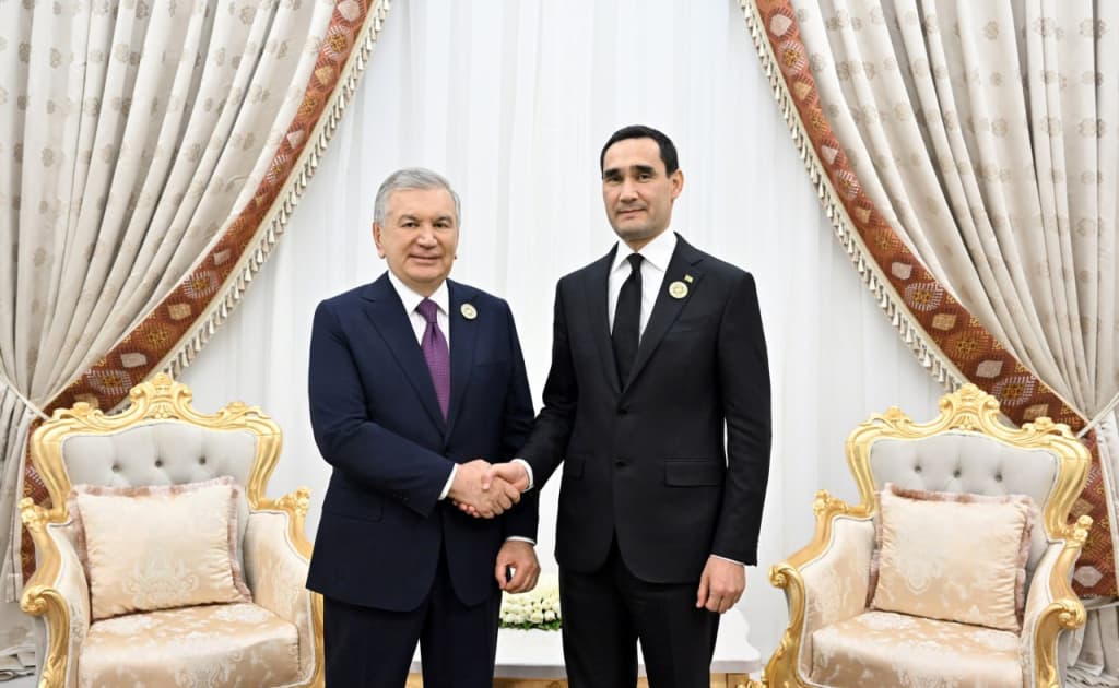 Turkmaniston Prezidenti protokol tartib-qoidalaridan chetga chiqib, Shavkat Mirziyoyevni shaxsan kuzatib qo‘ydi