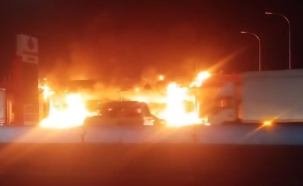 Samarqanddagi gaz to‘ldirish shoxobchasida yong‘in chiqdi