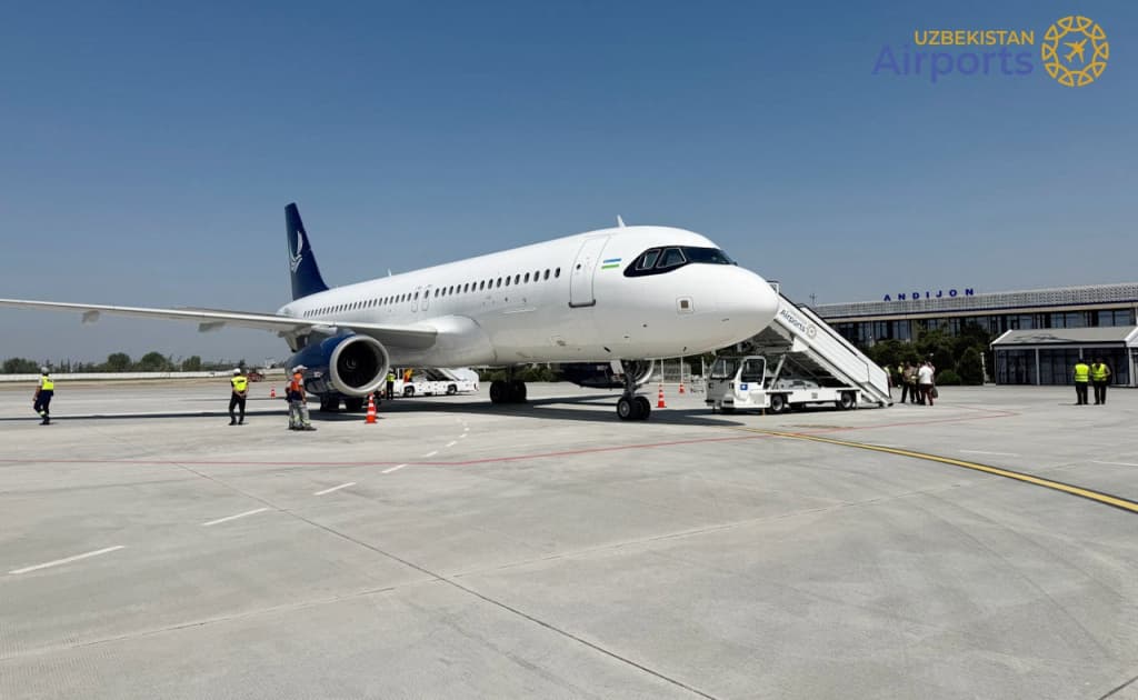 Andijon aeroporti xalqaro reyslarni qabul qila boshladi