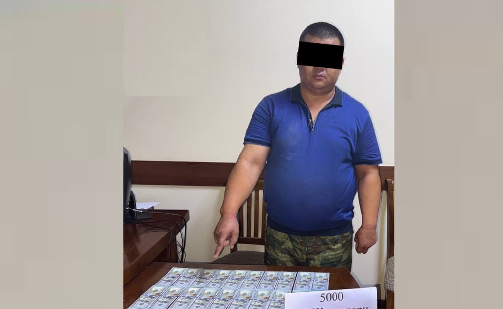 DXX: Farg‘onada bojxona posti boshlig‘i pora bilan ushlandi