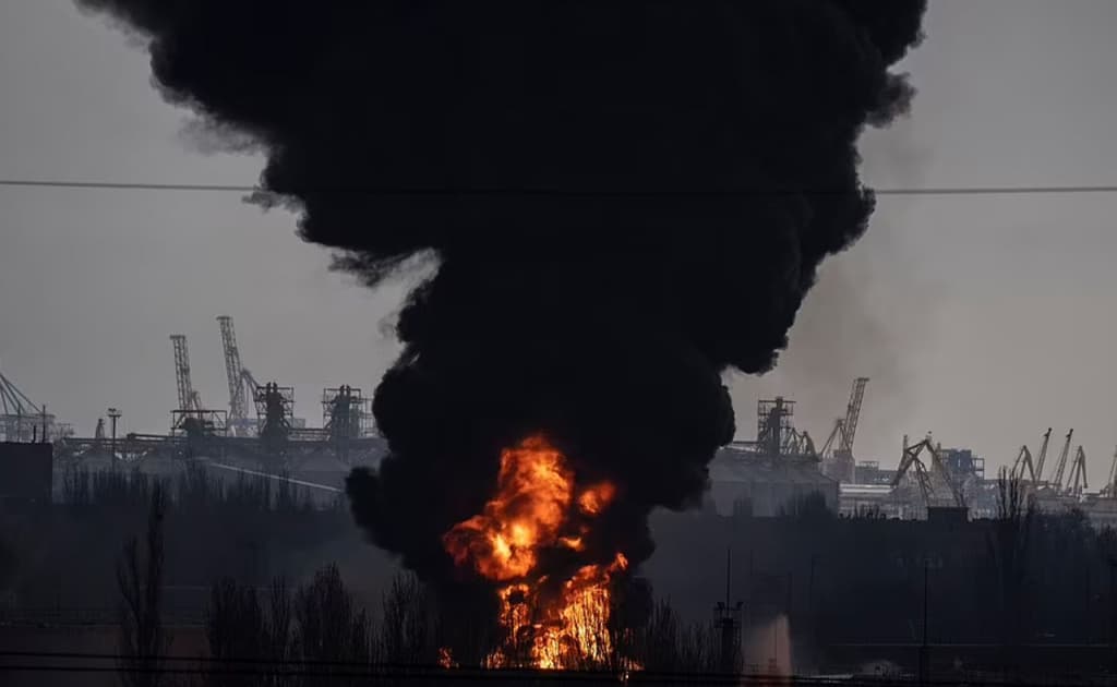 Rossiya Ozarboyjonning Ukrainadagi neft bazasiga zarba berdi