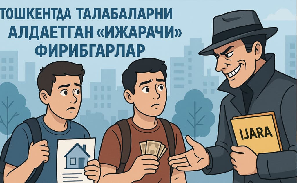 Toshkentda talabalarni aldayotgan «ijarachi» firibgarlar paydo bo‘ldi