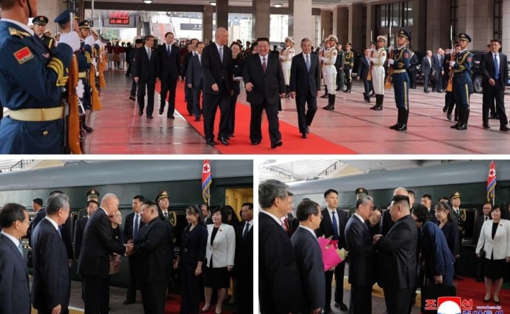 Kim Chen In Pekinga qizi bilan bordi