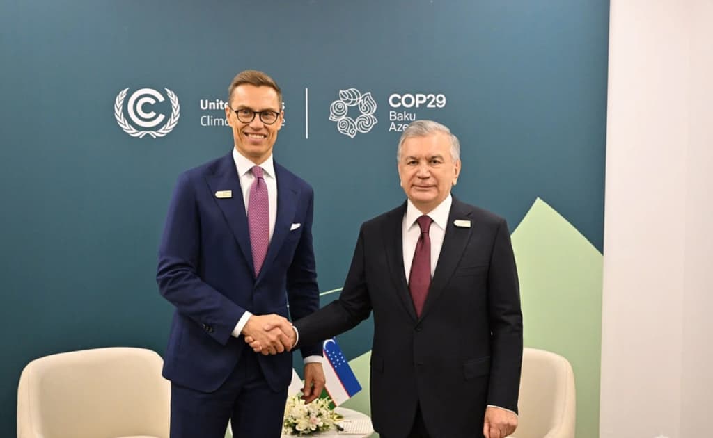 Finlandiya prezidenti O‘zbekistonga keladi
