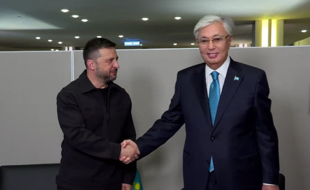 Zelenskiy Qozog‘istonga Ukraina suvereniteti qo‘llab-quvvatlagani uchun minnatdorchilik bildirdi