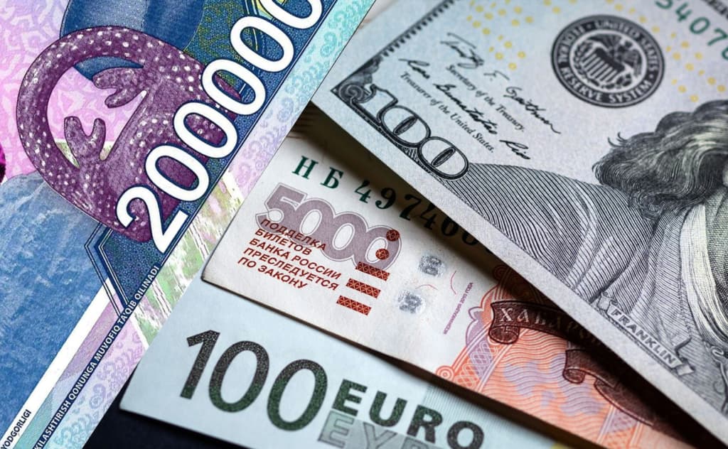Dollar, yevro va rubl: bugun qaysi banklardan valyuta ayirboshlash qulayroq?