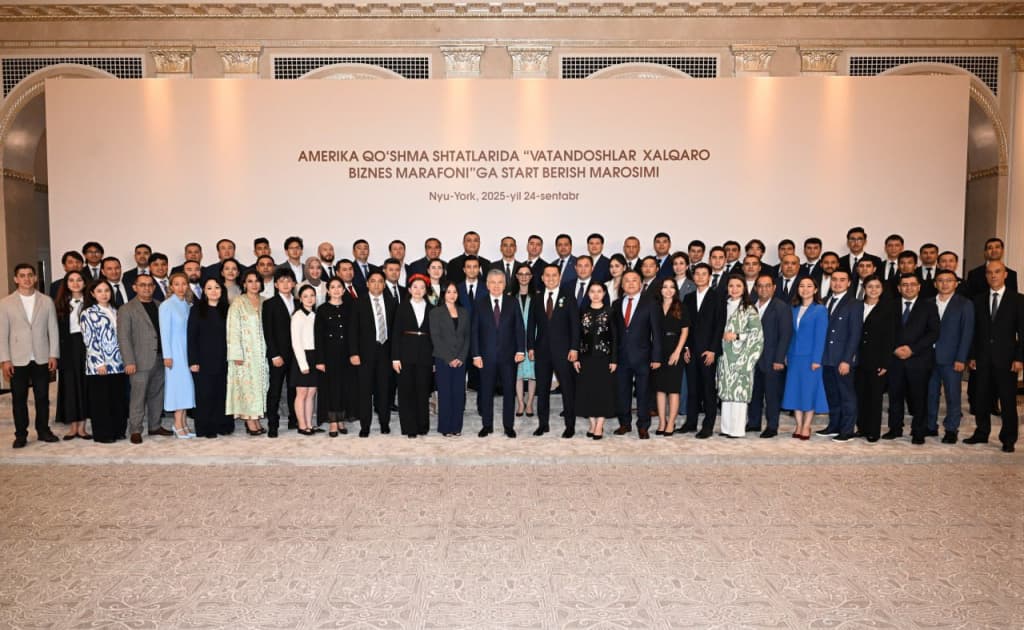 Mirziyoyev AQSHdagi o‘zbekistonliklar bilan uchrashdi