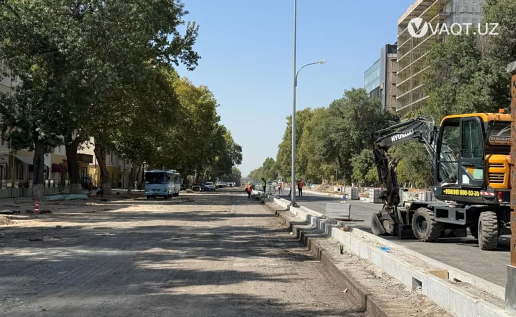 Toshkentdagi asosiy ko‘chalardan biri 3 kunga yopildi