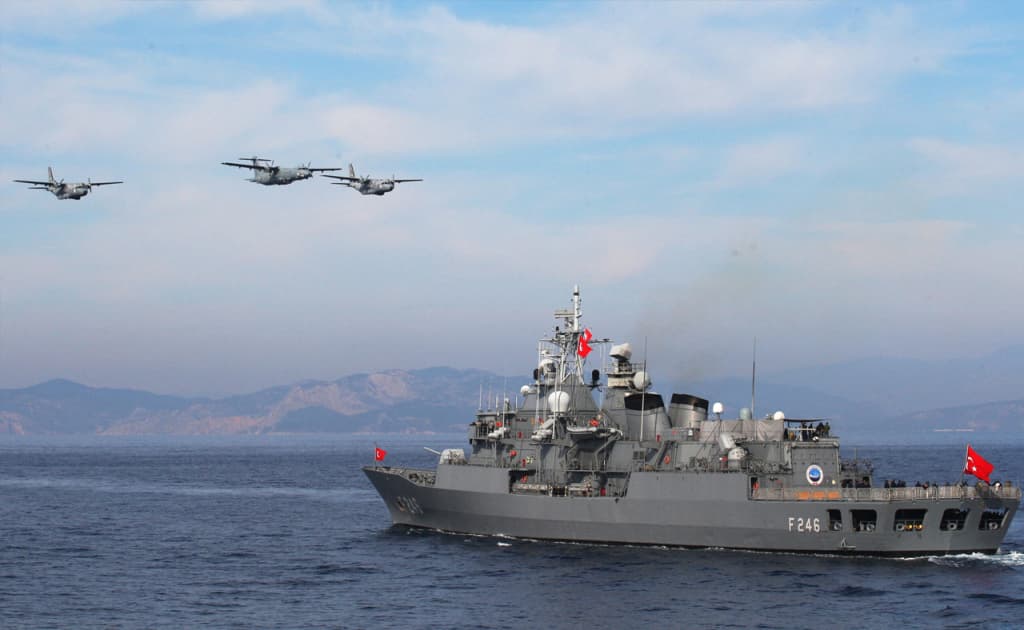 Turkiya harbiy kemalari G‘azoga yo‘l oldi