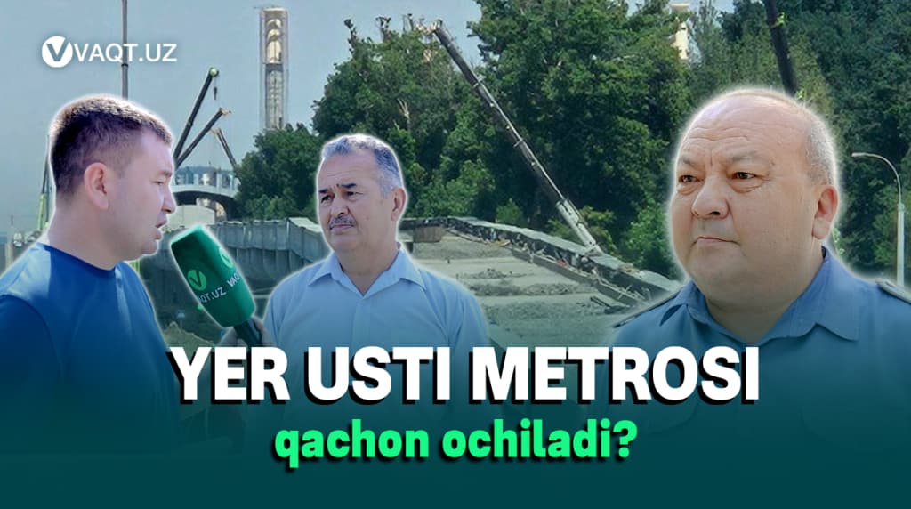 Ta’mir kechikkanidan norozi odamlar va mas’ullar va’dasi: Toshkent yer usti metro yo‘nalishi qachon ochiladi?