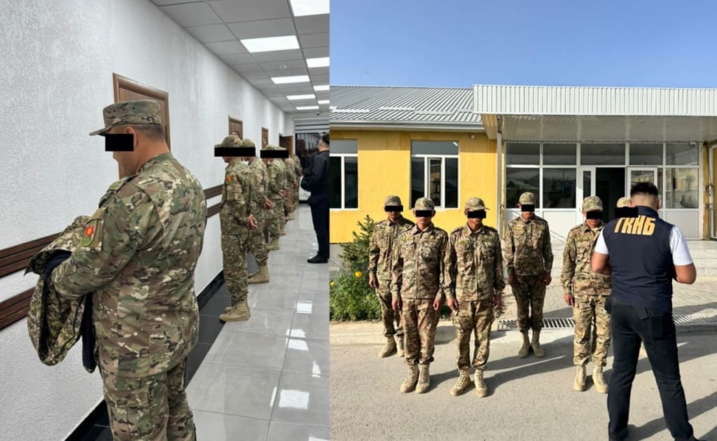 Qirg‘izistonda harbiylar qo‘lga olindi