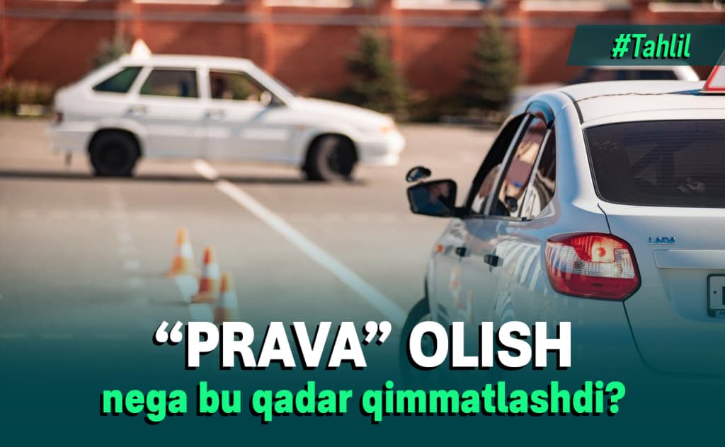 Haydovchilik guvohnomasi: o‘qish narxi qimmat, savollar esa murakkab