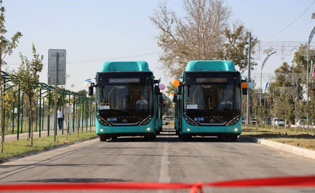 Nurafshon shahrida 7 oktyabrdan ikki yangi avtobus yo‘nalishi ishga tushadi