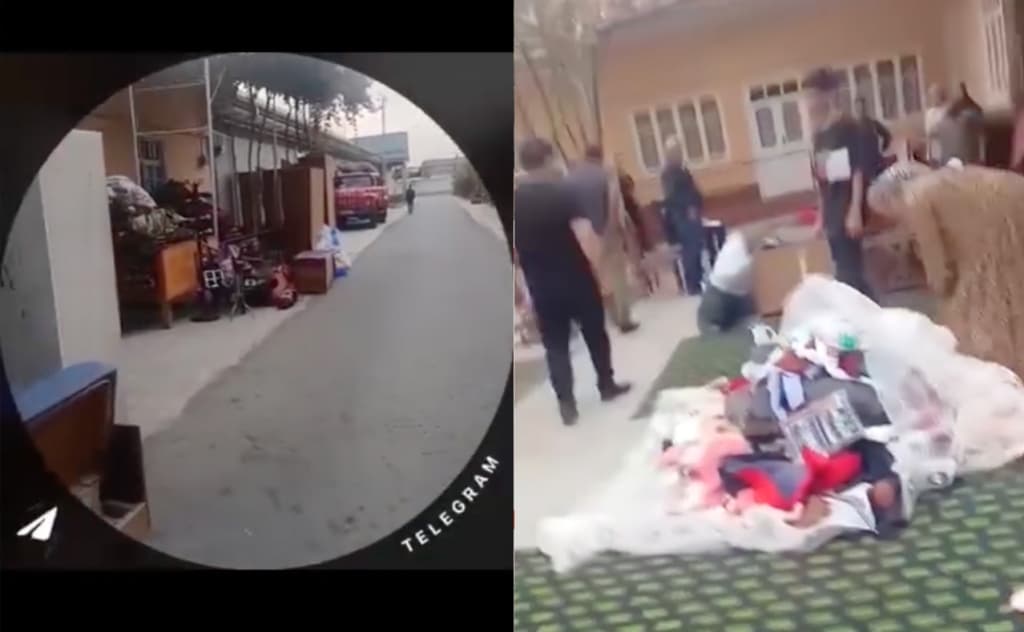 Buloqboshida totalizator qarzi ortidan 9 kishilik oila yashab turgan uyidan majburan chiqarildi