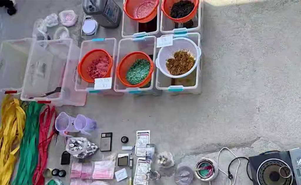 Profilaktika inspektorining uyidagi giyohvandlik laboratoriyasi fosh etildi