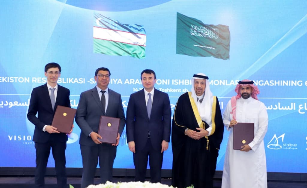 Aeroport uchun yoqilg‘idan tortib onkologiya markazlarigacha. O‘zbekiston Saudiya bilan 4 mlrd dollarlik kelishuvlarni imzoladi
