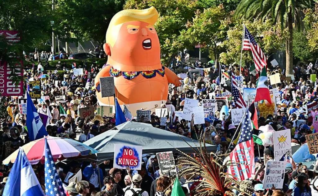 AQSHda Trampga qarshi «No Kings» namoyishlari millionlab odamlarni jamladi