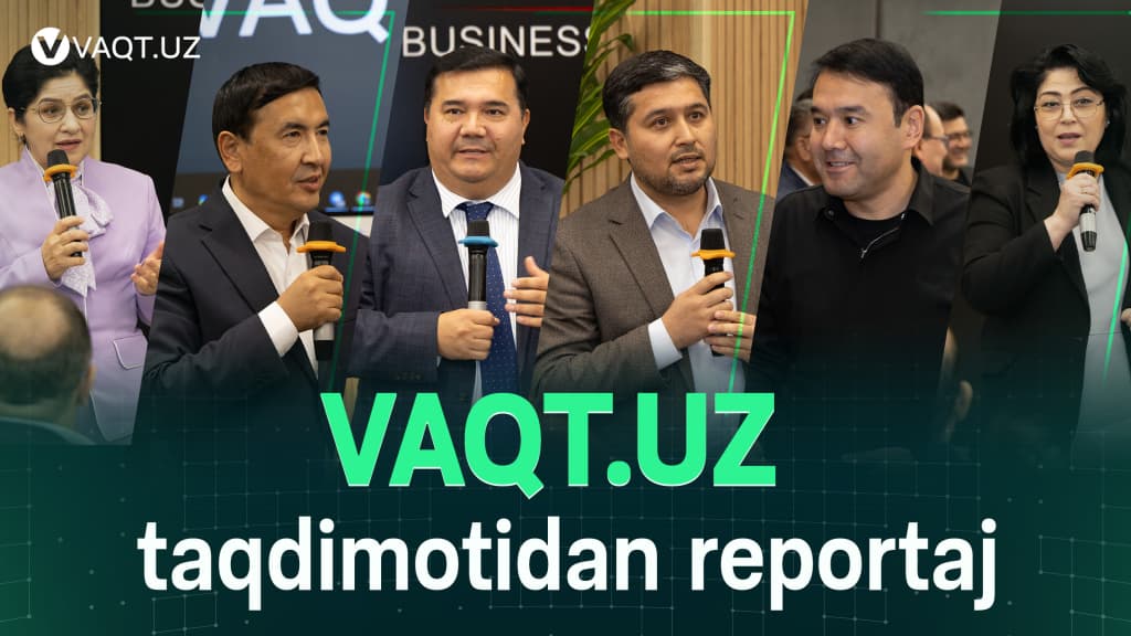 Vaqt.uz sayti rasman taqdimot qilindi: tadbirdan reportaj