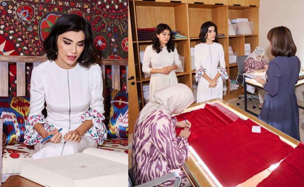 Toshkentda Madina Qosimboyeva nomidagi kashtachilik maktab-ustaxonasi ochildi