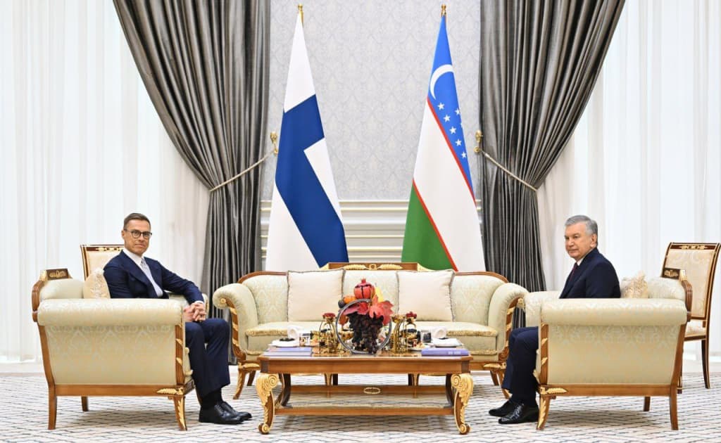 Mirziyoyev va Stubb  ko‘p qirrali hamkorlikni muhokama qildilar