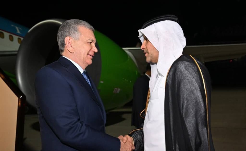 Shavkat Mirziyoyev Qatarga bordi