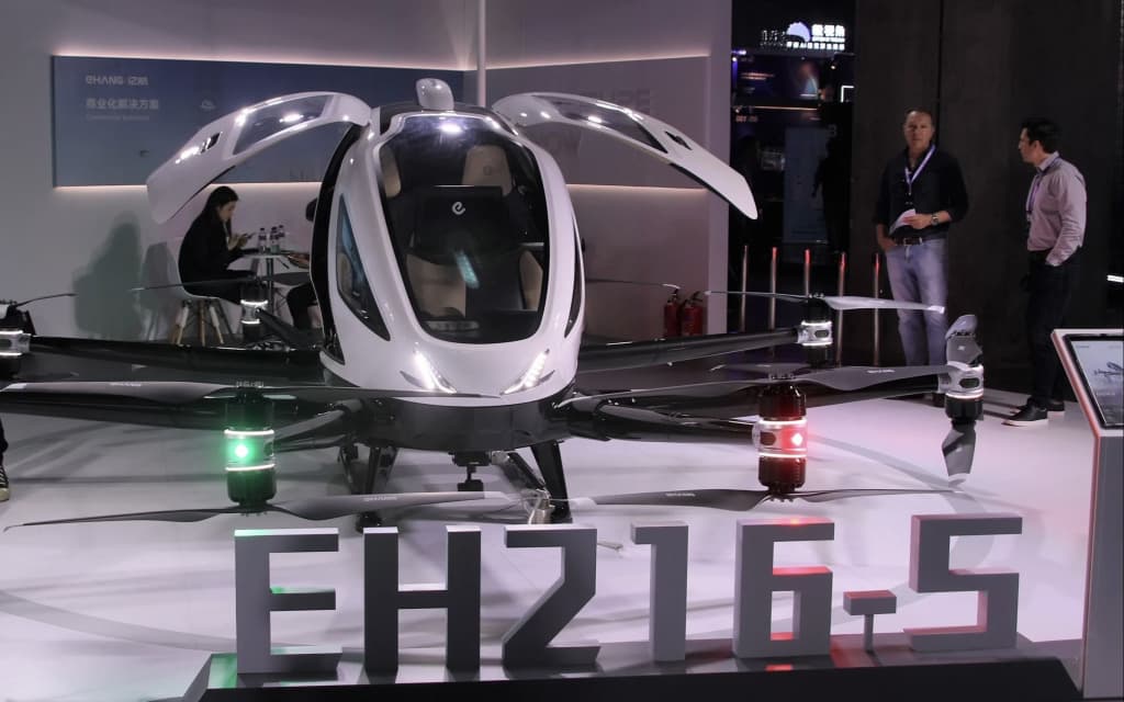 Xitoyda 2030 yilgacha uchar taksilar harakatlana boshlaydi