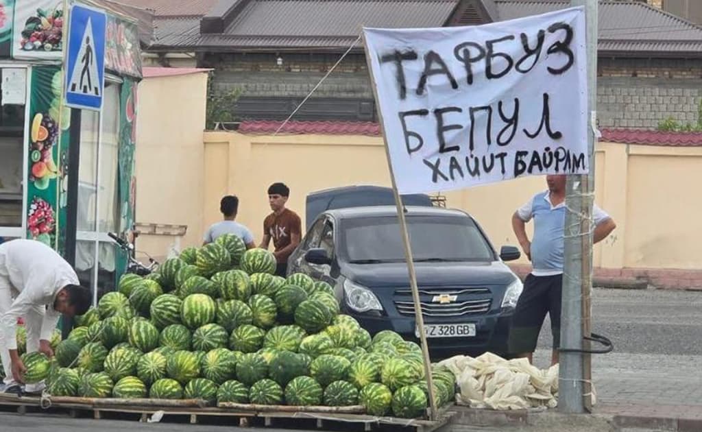 O‘zbekistonda tarvuz narxi bir hafta ichida qariyb uch barobar arzonlashdi
