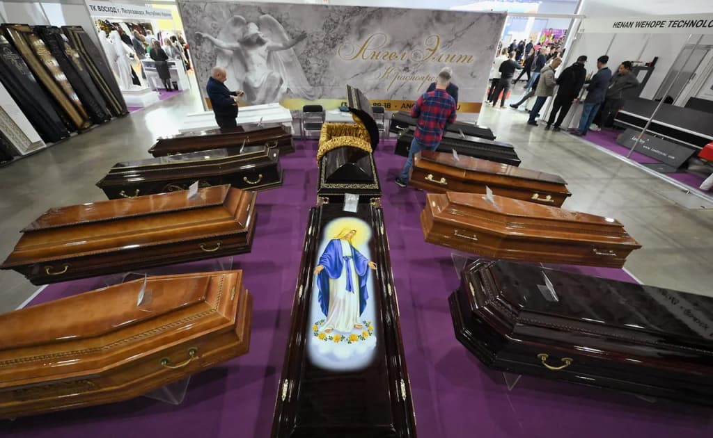 Rossiyada dafn xizmatlari bozori keskin o‘sdi: 4 oyda 40 mlrd rubl daromad