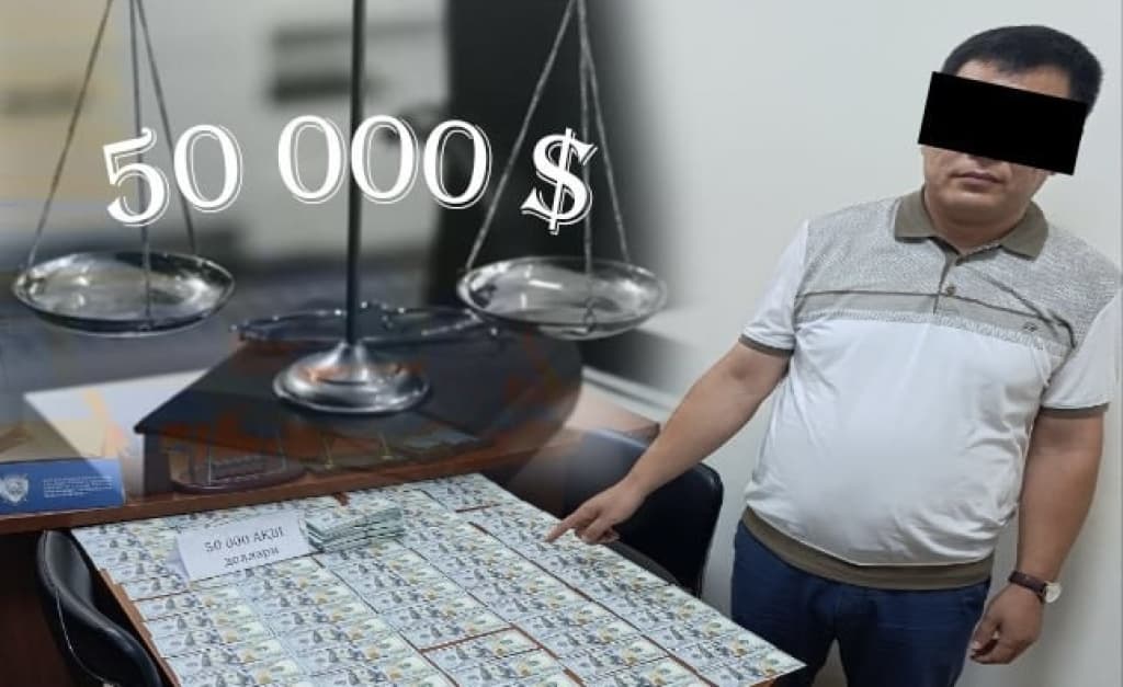 Surxondaryoda advokat 50 ming dollar pora bilan ushlandi