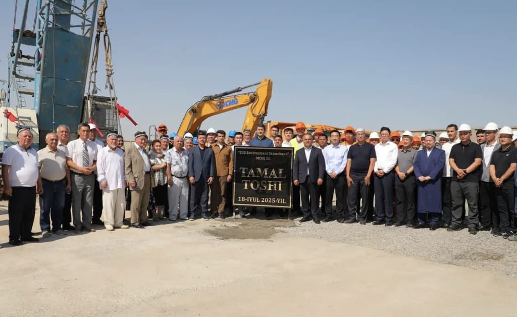 Samarqandda chiqindidan energiya ishlab chiqaruvchi zavod qurilishi boshlandi