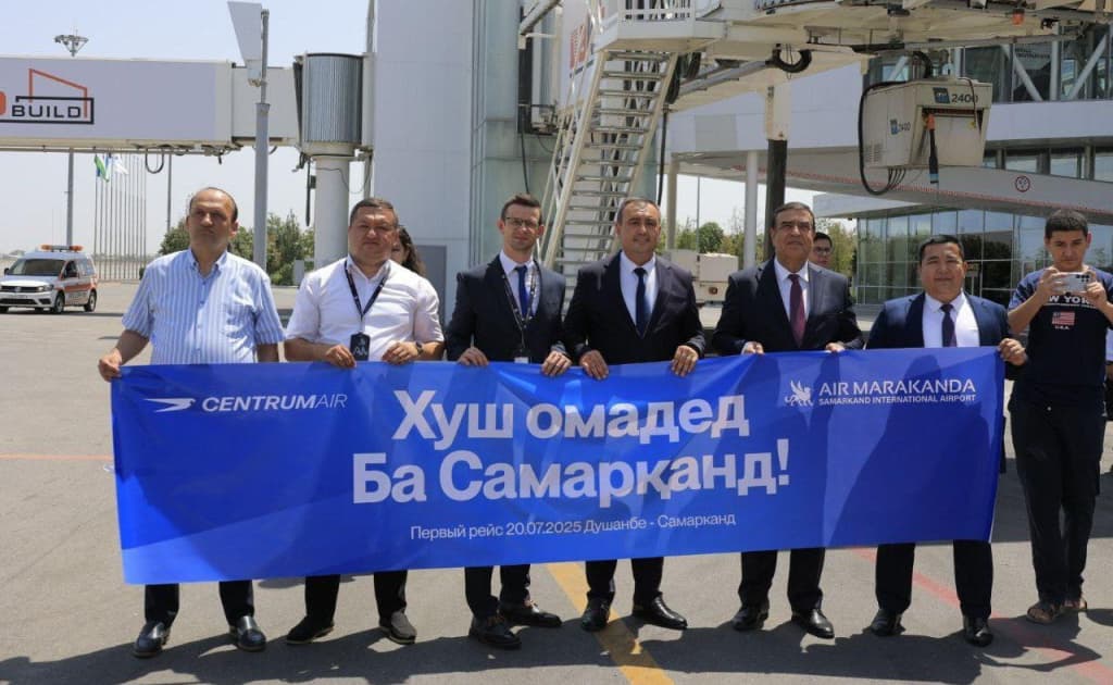 Samarqand — Dushanbe aviareyslari 7 yildan so‘ng qayta yo‘lga qo‘yildi