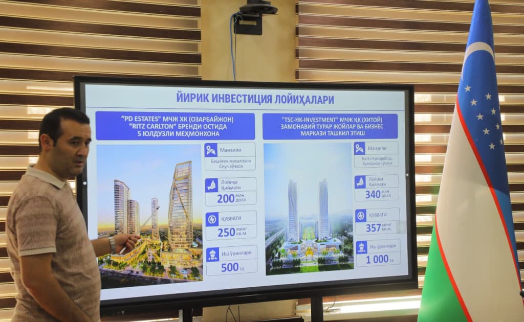 Chilonzorda 340 mln dollarlik turar joy binosi va biznes markazi quriladi